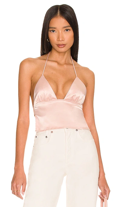 More To Come Alana Halter Top In Blush