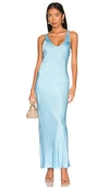 L Agence Akiya Tank Dress In Baby Blue