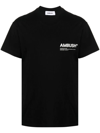 Ambush Logo Print Cotton Jersey T-shirt In Black