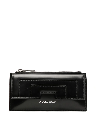 A-cold-wall* Logo Embossed Wallet In Black