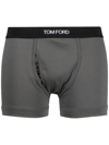 Tom Ford Cotton Stretch Jersey Boxer Briefs In Grey