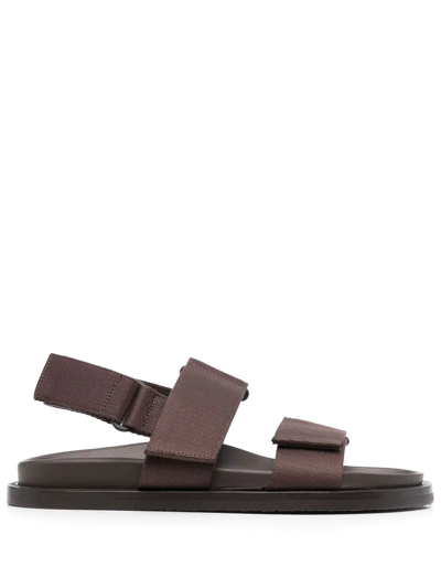 Uma Wang Touch-strap Open-toe Sandals In Brown