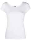 ASPESI SCOOP NECK T-SHIRT