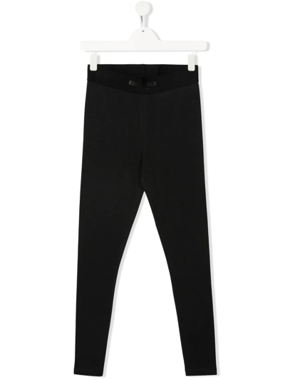 Essentials Kids' Straight Leg Trousers In Grey