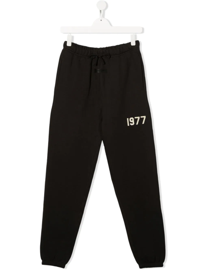 Essentials Kids' 1977-print Track Trousers In Grey