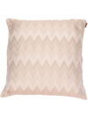 MISSONI ZIGZAG-PATTERN FEATHER DOWN CUSHION