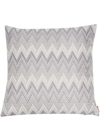 MISSONI ZIGZAG-PATTERN FEATHER DOWN CUSHION