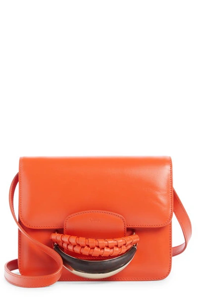 Chloé Kattie Crossbody In Orange