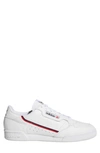 Adidas Originals Continental 80 Sneaker In White/ Scarlet/ Navy