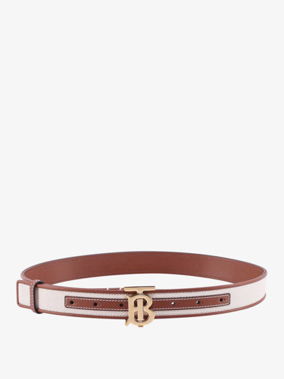 Burberry Belt In Beige