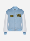 Vtmnts College Logo Wool Bomber Jacket