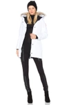 Canada Goose Victoria Down Parka With Genuine Coyote Fur Trim In White