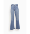 Askk Ny Brighton High Waist Wide Leg Jeans In Blue