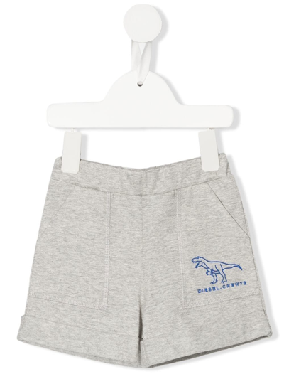 Diesel Babies' Logo-print Detail Shorts In Grey