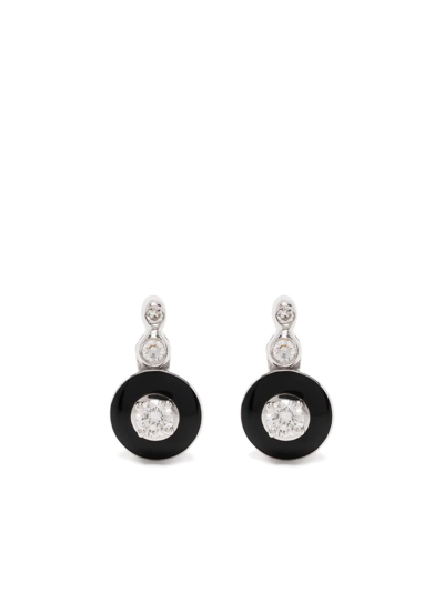 Selim Mouzannar 18kt White Gold Mina Diamond Earrings In Silver