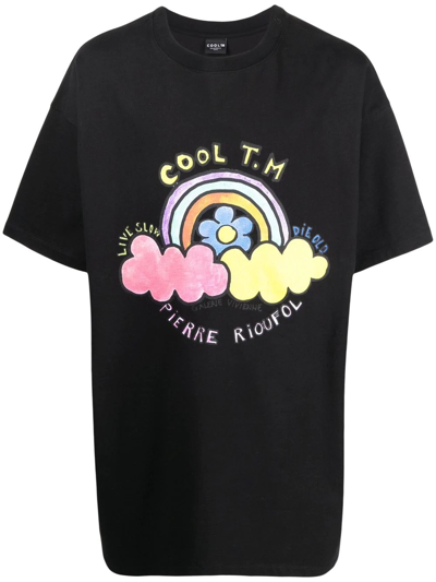 Cool Tm Pierre Rioufol Oversized T-shirt In Black