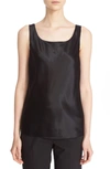 LAFAYETTE 148 SILK CHARMEUSE TANK,MTF13R-0129