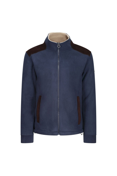Regatta Mens Faversham Full Zip Fleece Jacket In Blue