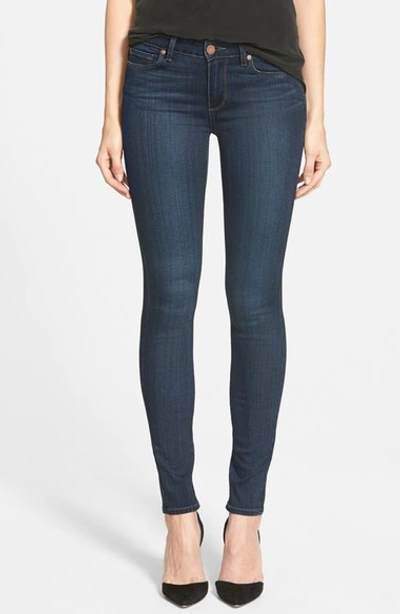 Paige Transcend Verdugo Mid Rise Ankle Skinny Jeans In Nottingham In Lana