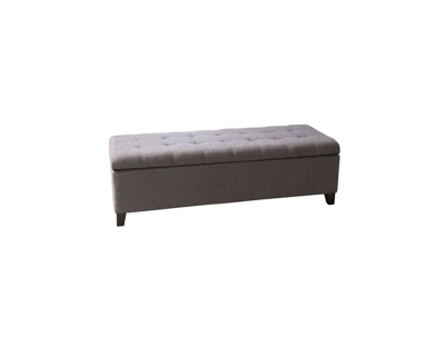 Noble House Mission Storage Ottoman In Gray