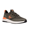 Calvin Klein Men's Arnel Lace Up Sneakers In Olive