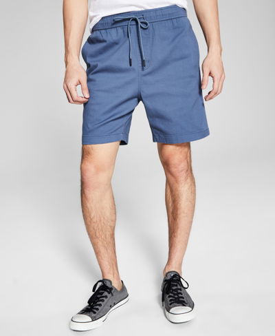 And Now This Men's Brushed Twill Everyday Short In Washed Blu