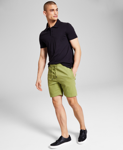 And Now This Men's Brushed Twill Everyday Short In Iguana