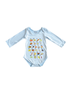 MIXED UP CLOTHING BABY BOYS OR BABY GIRLS FOODS GRAPHIC LONG SLEEVED BODYSUIT