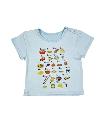 Mixed Up Clothing Baby Boys And Girls Short Sleeve Print T-shirt In Blue