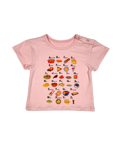 Mixed Up Clothing Baby Boys And Girls Short Sleeve Print T-shirt In Pink