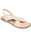 Journee Collection Deleece Sandal In Ivory