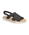 Bella Vita Kato Espadrille Slingback Sandal In Black Woven