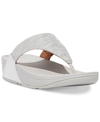 Fitflop Lulu Flip Flop In Silver