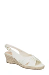 Bella Vita Kimora Espadrille Wedge Sandal In Natural Knit