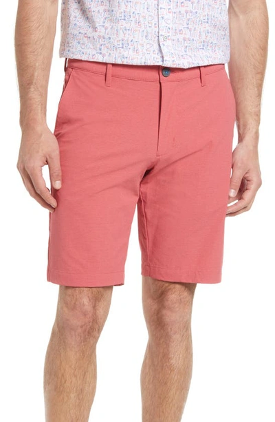 Tommy Bahama Chip Shot Islandzone Nylon Stretch Ripstop Straight Fit 8 Shorts In New Red Sail