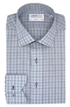 LORENZO UOMO TRIM FIT LONG SLEEVE PERFECT BUTTON FRONT DRESS SHIRT