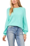 Vince Camuto Raglan Sleeve Sweater In Green