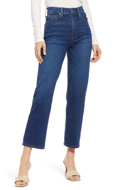 Le Jean Sabine High-rise Stretch Crop Straight-leg Jeans In Libertine Wash