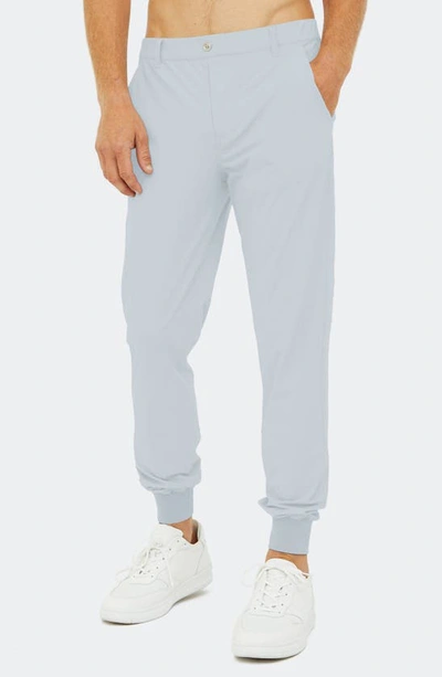 Redvanly Halliday Pocket Golf Joggers In Glacier Gray