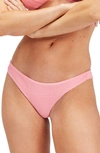 Billabong So Dazed Tanga Bikini Bottoms In Pink Daze