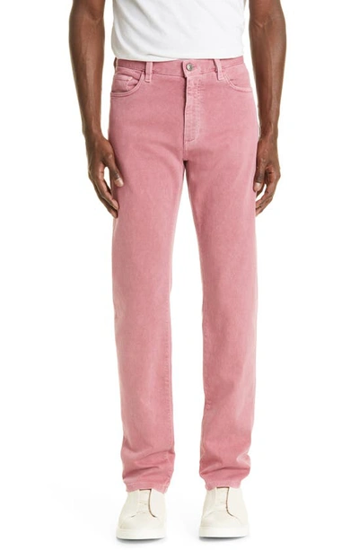 Zegna City Slim Fit Jeans In Pink