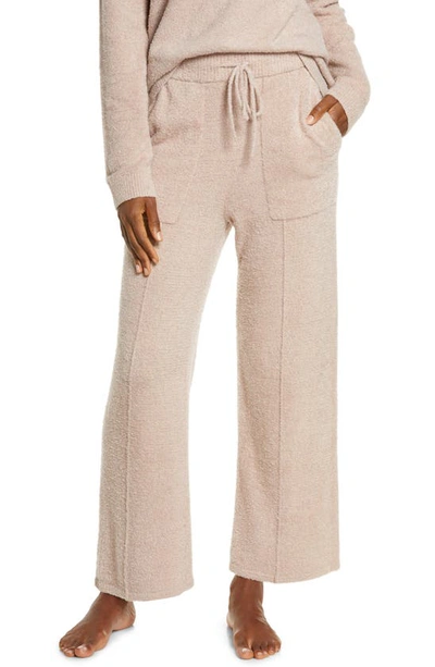 Barefoot Dreams Cozychic Lite® Seamed Crop Lounge Pants In Feather
