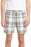 Nn07 Gregor Stretch Cotton Blend Shorts In 765 Navy Check