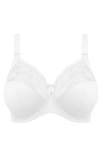 Elomi Morgan Full Figure Underwire Bra In White