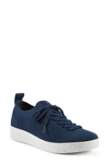 Fitflop Rally Knit Sneaker In Midnight Navy