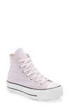 Converse Women's Chuck Taylor All Star Lift Platform Casual Sneakers From Finish Line In Pink/white