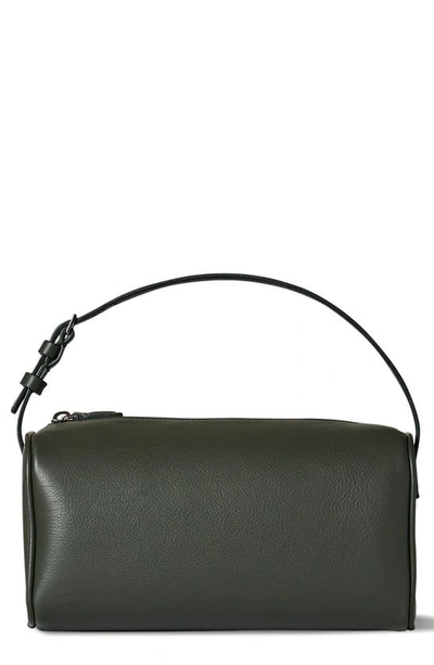 The Row '90s Leather Top Handle Bag In Olive