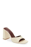 Staud Women's Sloane High Heel Sandals In Cream