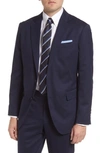 Nordstrom Tech-smart Trim Fit Stretch Wool Sport Coat In Navy Night