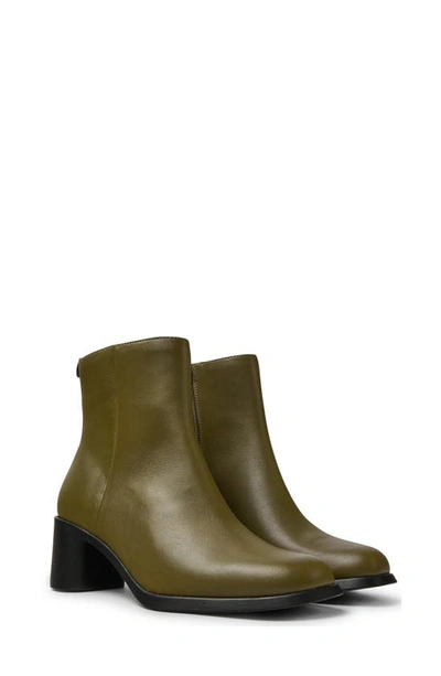 Camper Meda Ankle Boots In Green